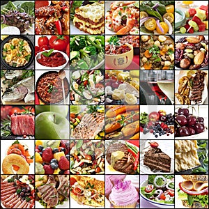 Big Food Collage