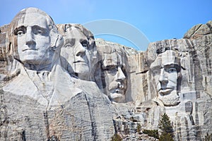 Big four at Mount Rushmore