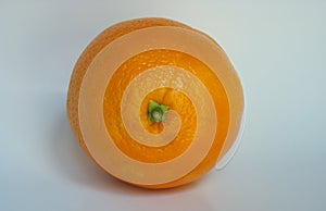 Big fresh orange isolated on a white background photo