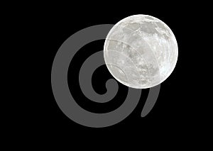 Big Full Moon on the dark photo