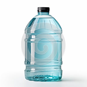 big gallon of water on white background