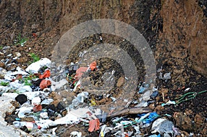 Big garbage mountain