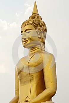 Beside Big Golden Buddha