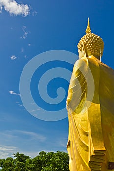 Big Golden Buddha statue