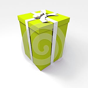 Big green gift box