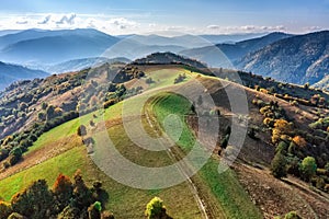 Big green picturesque hill mountain, beautiful nature of ukraine karpaty carpathians, synevyr sinevir sinevyr pass