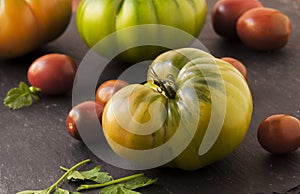 Big green tomato.