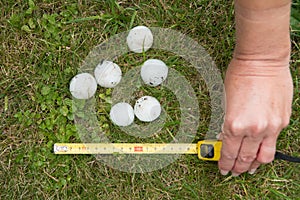 Big Hail after hailstorm