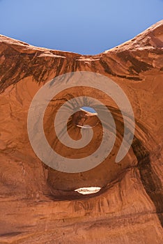 Big Hogan rock feature Monument Valley Arizona