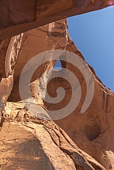 Big Hogan Rock feature Monument Valley Arizona