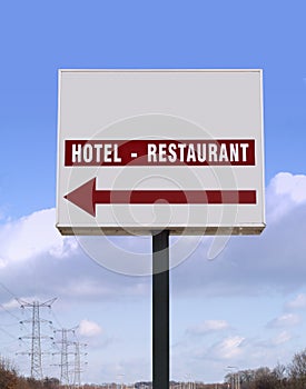 Big Hotel Restaurant billboard