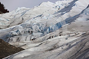 Big Ice trekking on Perito Moreno Glacier, Los Glaciares National Park, El Calafate, Patagonia, Argentina