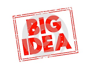 Big Idea - core concepts, principles and processes that should serve as the focal point of curricula, instruction, and assessment photo