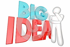 Big Idea Creative Thought Thinker Person Words