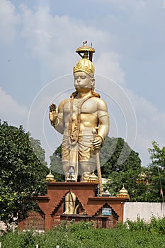 Big Idol of Lord Hanuman or Bajrang Bali in India