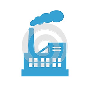 Big industrial factory vector icon