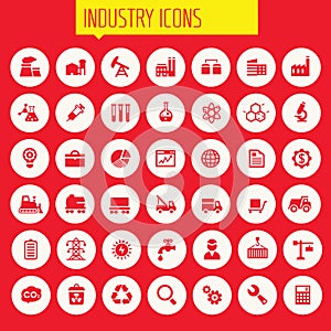 Big Industry icon set