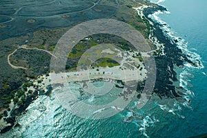 Big Island aerial shot