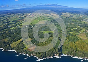 Big Island, Hawaii, an aerial view