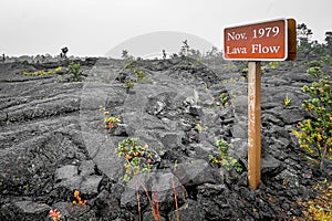 Big Island Hawaii Lava flowvolcanro eruption