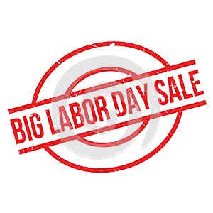 Big Labor Day Sale rubber stamp