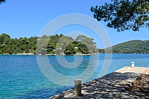 Big lake in National park, Mljet