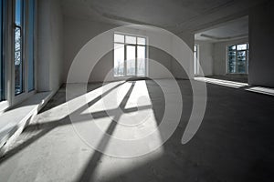 Interior Of Big Light Empty Hall In House