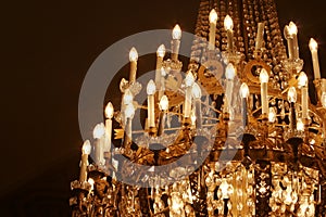 Big luster with many lights