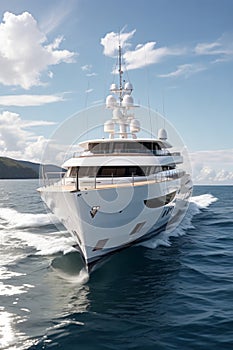 Big luxury motor yacht, mega yacht, super yacht