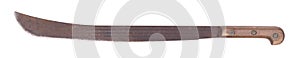 Big machete isolated