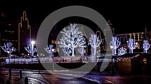 Big Market Square during christmas