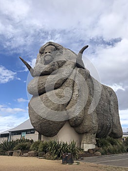 The Big Merino Monument in Goulburn, Australia