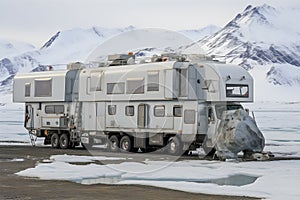 A big Mining equipment digging in the construction industry