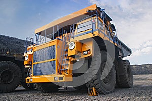 Big mining truck photo