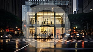 Big modern store in the center of New York