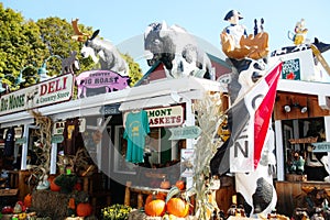 Vermont state rural market grocery entrance