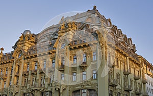 Big Moscow hotel in Odessa, Ukraine