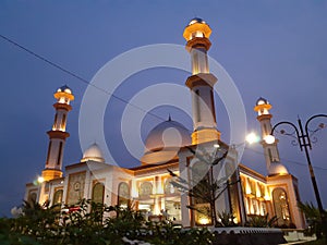 The big mosque in the kisaran city