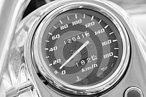 Big motorcycle speed meter