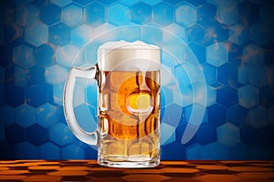 Big mug beer oktoberfest craft. Generate Ai