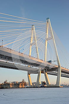 Big Obukhovsky bridge (cable-stayed)