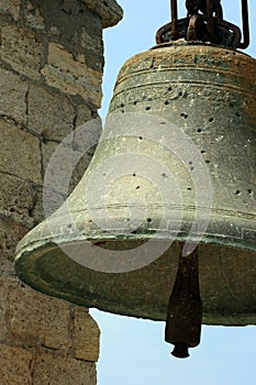 Big old bell in Crimea photo