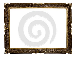 Big old frame isolated