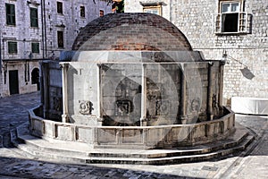 Big Onofrio's Fountain in Dubrovnik, Croatia