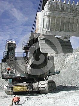 Big Openpit Mining Shovel