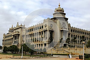 Big palace in Mysore, India photo