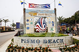 Big Pismo Beach sign in California