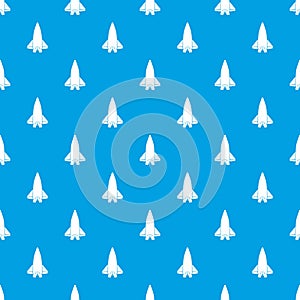 Big plane pattern vector seamless blue