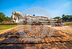 Big Reclining Buddha at Wat Lokaya Sutha, Ayutthaya, Thailand