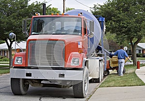 Big Red Cement Truck